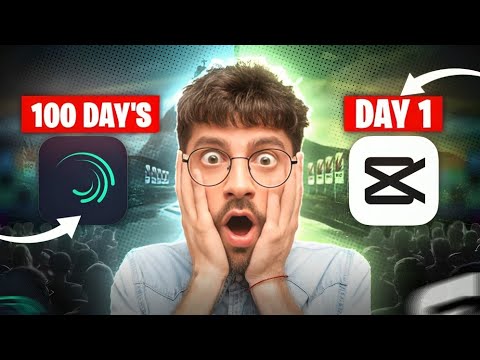 Can Day 1 on CapCut Beat 100 Days of Alight Motion..?
