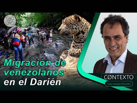 Migración de venezolanos en el Darién