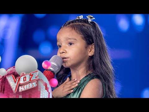 Angie Bados canta 'Que canten los niños' - Audiciones a ciegas | La Voz Kids Colombia 2024