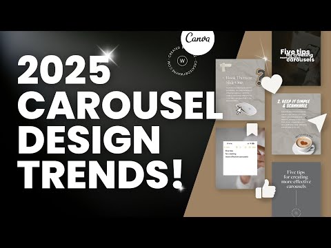 Swipe-Worthy Carousels: 2025 Design Trends in Canva!