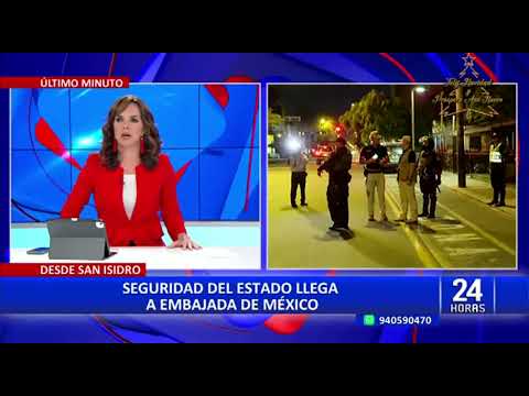 Seguridad del Estado llega a embajada de México tras autorización de asilo político a Lilia Paredes