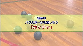 精華町　パラスポーツを楽しもう「ボッチャ」