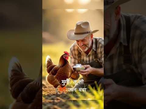 “जब मुर्गी ने किसान की जान बचाई 🐔💧 | Heart Touching Farmer Story | Motivational Short Video”