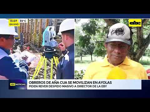 Obreros de Aña Cua se movilizan en Ayolas
