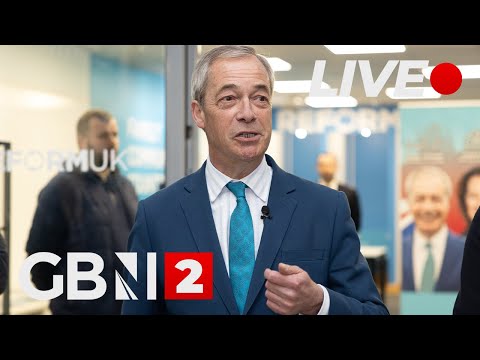 WATCH LIVE: Nigel Farage to unveil Reform UK mayoral candidate