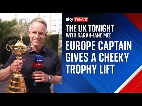 Europe captain says he is 'so proud' of Ryder Cup performance