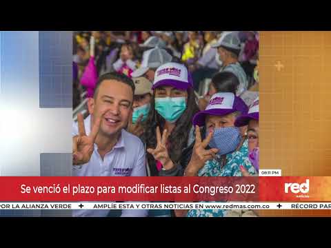 Red+ | Se venció el plazo para modificar listas al Congreso 2022