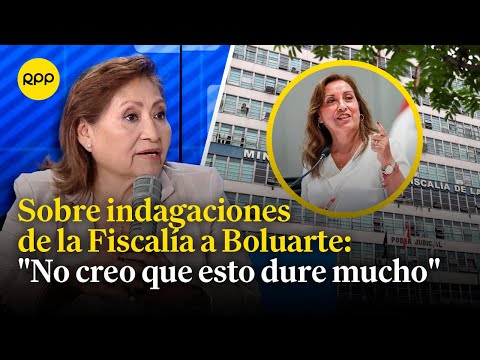 Se debe esperar al resultado de las investigaciones a Dina Boluarte, indica Ana María Choquehuanca