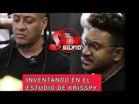 KRISSPY Y SILVIO MORA, INVENTANDO EN EL ESTUDIO.