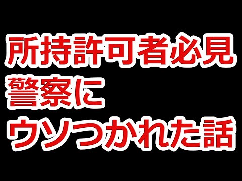 警察にウソつかれた話:ヒューマンエラーに気を付けよう