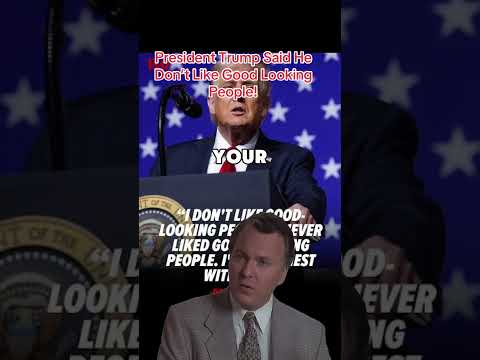 President Trump Said He Don’t Like Good Looking People #trump #fypシ゚ #japanese