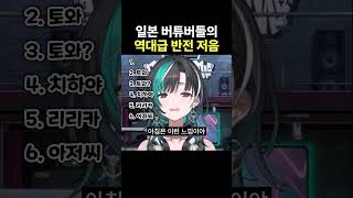 일본 버튜버들의 역대급 반전 저음
