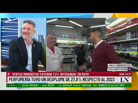 La venta en farmacias cayó 20,3% anual en Mayo: la gestión de Javier Milei en números