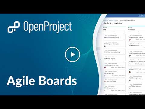 OpenProject Agile Boards
