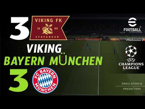 🔴 Viking gegen Bayern München live heute | UEFA Champions League 2026 | Live eFootball PES 21