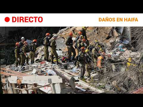 🔴DIRECTO | DAÑOS en HAIFA tras el IMPACTO de un MISIL IRANÍ | RTVE Noticias