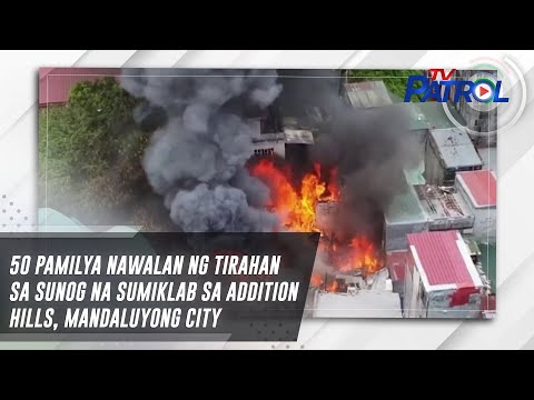 50 pamilya nawalan ng tirahan sa sunog na sumiklab sa Addition Hills, Mandaluyong City | TV Patrol