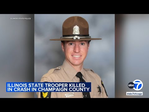 Driver cited after Illinois state trooper killed in Champaign County crash