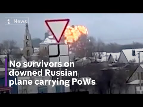 Moscow accuses Ukraine of downing military plane carrying ‘Ukrainian PoWs’