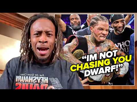 Keyshawn Davis tells “DWARF” Gervonta Davis he DOESNT NEED HIM & Teofimo Lopez RUNNING!