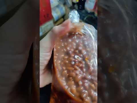 Soaked chickpeas (Siang) for frying with fish #food #shortvideo #shorts