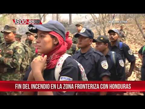 Nicaragua: El incendio forestal en la zona fronteriza con Honduras se acabó