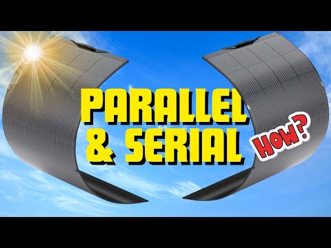 How TO. Wires Solar Panels ft Allpowers SF200 Monocrystalline Flexible Solar Panel 200W