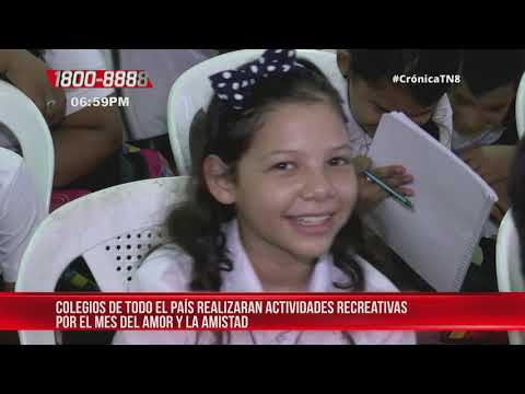 Nicaragua lanza plan del amor y amistad en las diferentes escuelas
