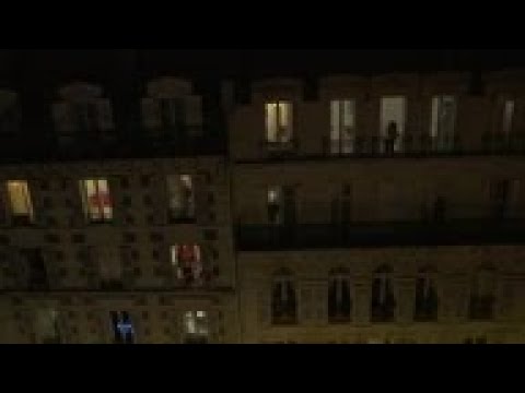 Paris hears window national anthem from opera singer