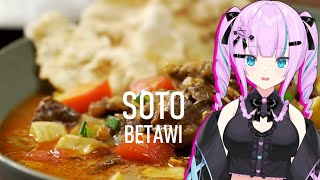 What is Soto Betawi?? Japanese VTuber first try to cook at home!【Live 