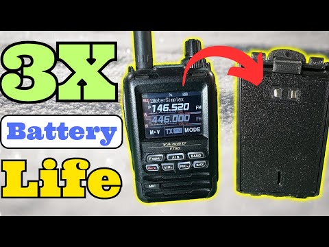 My Yaesu FT5D Battery Lasts 3 Times Longer Than Yours!
