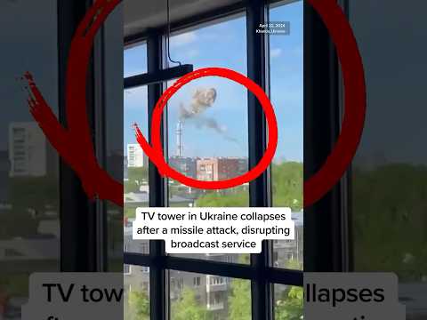 TV tower collapses in Ukraine