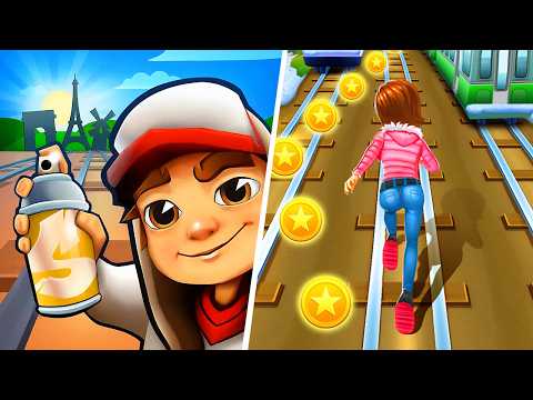 Subway Surfers World Tour Paris VS Subway Princess Runner, Gameplay Adventure Subway Surfers Game
