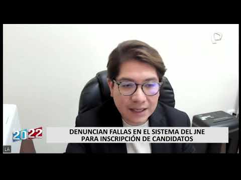 Somos Perú denuncia 'fallas' en el sistema del JNE para inscripción de candidatos
