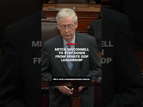 Mitch McConnell to step down from GOP leadership position in the Senate