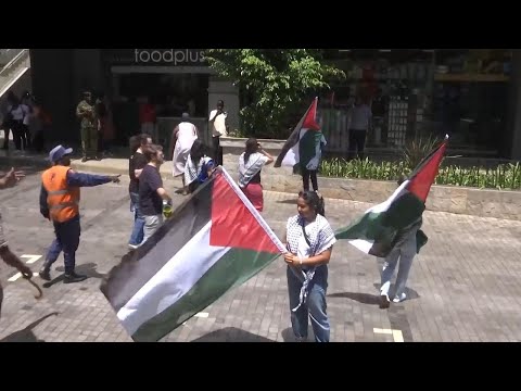 Kenya protest in solidarity with Palestinians in Gaza