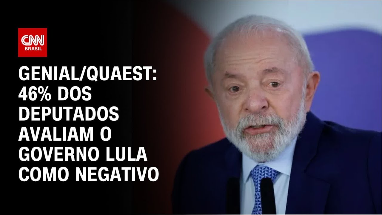 Quaest 46 dos deputados avaliam o Governo Lula como negativo | CNN 360º