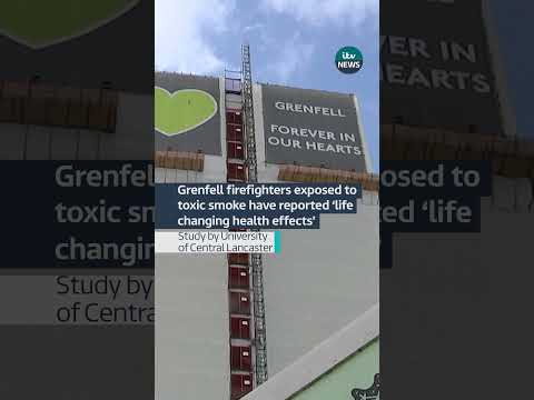 Grenfell firefighters exposed to toxic smoke have reported 'life changing health effects' #itvnews