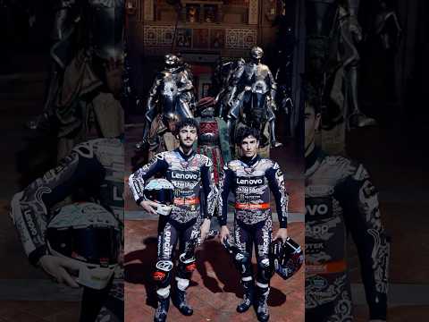 Bagnaia & Márquez, modern knights. Our special livery for Mugello GP celebrates the Renaissance 🇮🇹