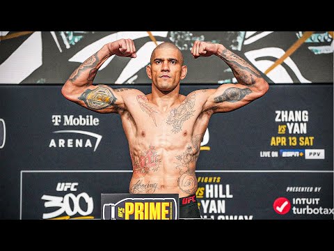 Pereira vs Hill Fighter Weigh-Ins | UFC 300