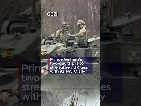 Prince William rides military tank is Estonia as UK STRENGTHENS TIES with NATO ally