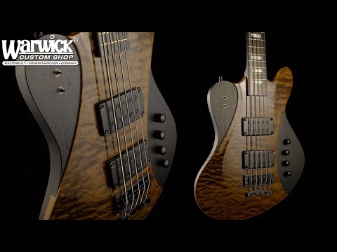 Warwick Custom Shop Masterbuilt - Idolmaker Bass 5-String - Pommelé Mahogany Top #18-3980