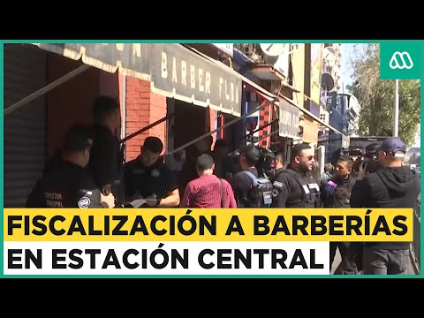 Operativo de fiscalización a barberías de Estación Central: Recinto fue clausurado