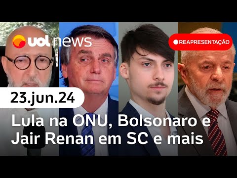 Israel x Hezbollah; Bolsonaro e Jair Renan em SC; Lula na ONU e mais | Reapresentação UOL News