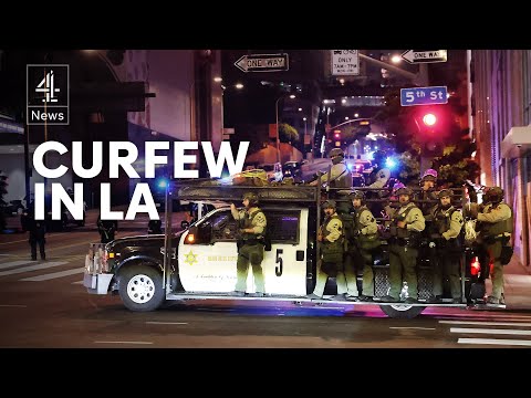 LA protests: police make mass arrests as city imposes curfew - Day 5