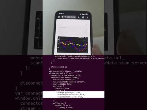 Real-time sensor streaming in Anbox Cloud #android #linux #opensource