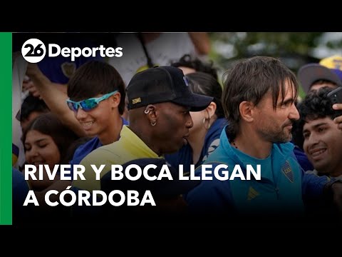 ARGENTINA | River y Boca ya llegaron a Córdoba en medio de la pasión de los hinchas