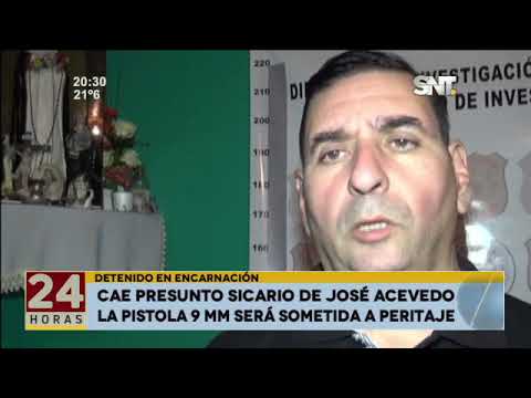 Cae presunto sicario de José Acevedo