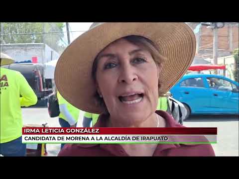 Irma Leticia promete sacar del abandono a Irapuato