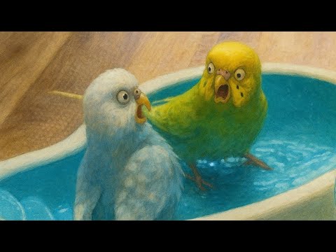 セキセイインコの驚き方が可愛すぎる